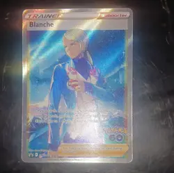Pokemon Blanche Full Art Holo Promo Trainer-Supporter Pokemon GO SWSH227 - Image 1