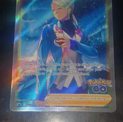 Pokemon Blanche Full Art Holo Promo Trainer-Supporter Pokemon GO SWSH227 - Image 3