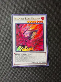 Yugioh Asian English Bramble Rose Dragon DOOD-AE039 Ultra rare NM - Image 2