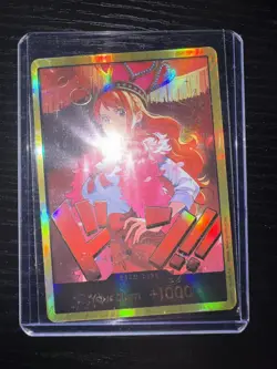 DON!! Card Nami Gold Extra Booster: One Piece Heroines Edition NM English - Image 1