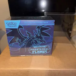 Pokemon Phantasmal Flames Etb New Sealed Mint + Protective Case - Image 1