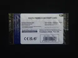 POKEMON JOURNEY TOGETHER PRERELEASE STAFF STAMPED 4 CARD PROMO PACK NEW & SEALED - Image 5