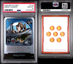 Bandai - Dragon Ball Super Card Game Energy Marker FW SB01 E-54 Foil PSA 10 - Image 3