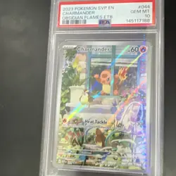 Pokemon Charmander 044 Promo Holo PSA 10 Scarlet & Violet ETB Card - Image 3