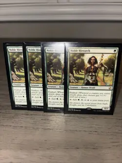 4x Noble Hierarch Modern Masters 2015 151/249 Regular Rare MTG - Image 1