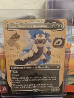 MTG Avatar the Last Airbender Appa, Steadfast Guardian Alt Art Borderless - Image 1