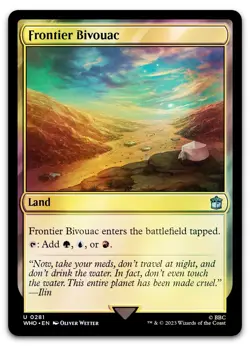 Frontier Bivouac #281 (Foil) (NM) Doctor Who WHO Magic MTG - Image 1