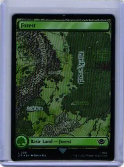 Foil Forest 0281 Universes Beyond: The Lord of the Rings MTG - Image 1