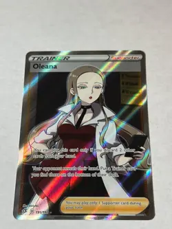 Oleana 191/192 Ultra Rare Rebel Clash Pokemon Near Mint - Image 1