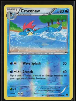 Croconaw 16/119 Uncommon Phantom Forces Pokemon Reverse Holo Lightly Played - Image 1