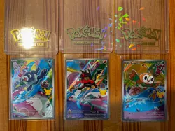 Pokemon First Partner Illustration Collection Series 1 Alolan Starters Promo Set - Image 1