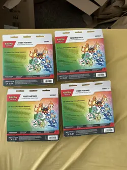 Pokemon TCG: First Partner Illustration Collection Series 1 x4 new and sealed - Image 2