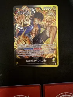 One Piece Three Brothers ST13 Foil Leaders Monkey D Luffy & Sabo & Portgas D Ace - Image 3