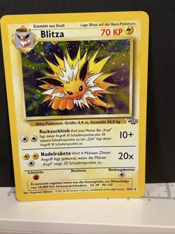 Pokemon TCG Blitza (Jolteon) Holo Rare Jungle 4/64 Unlimited WOTC VTG 1999 - Image 1
