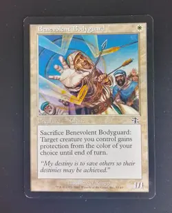Magic the Gathering MTG Benevolent Bodyguard Judgment Ungraded Played - Image 1