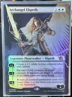 Archangel Elspeth (Borderless) - FOIL - MTG - MOM - 0320 - MYTHIC ~ NM - Image 2