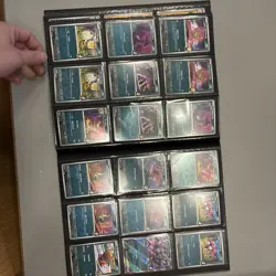 Pokemon Destined Rivals Complete Master BASE Set All Commons Reverses Ex, Binder - Image 3