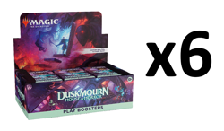 Magic MTG Duskmourn PLAY Booster 6-Box CASE SEALED IN HAND! - Image 1
