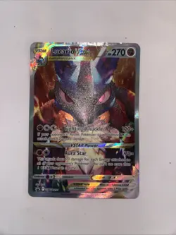 Pokemon TCG Lucario VSTAR SWSH291 Crown Zenith ETB Black Star Promo Card CB - Image 1