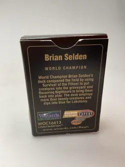 MTG Magic The Gathering 1998 World Championship Brian Selden Used Cards Deck - Image 4
