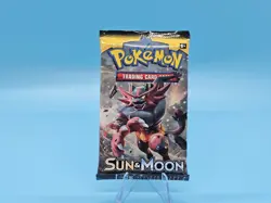 Pokemon Sun & Moon Base Set Booster Pack 10 Cards Factory SEALED Official TCG - Image 2