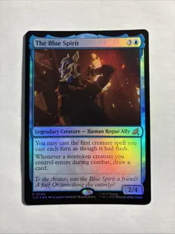 The Blue Spirit - Avatar: The Last Airbender Foil MTG Plus Bonus Card!!! - Image 1