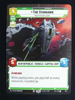 The Starhawk 367 Hyperspace - Star Wars Unlimited Card #3UT - Image 1