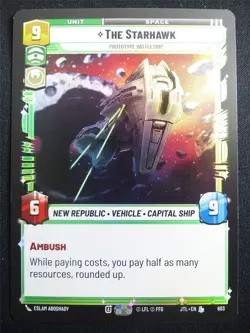 The Starhawk 603 Foil - Star Wars Unlimited Card #4G6 - Image 1