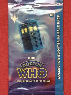Magic The Gathering DOCTOR WHO COLLECTOR BOOSTER SAMPLE PACK new sealed MTG - Image 1