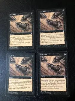 Lab Rats X4 Stronghold Various Condition See Front/back Pics MTG - Image 1