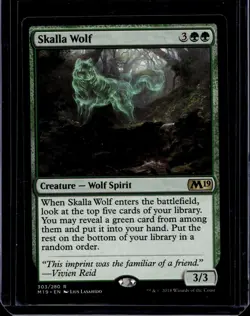 Skalla Wolf [Core Set 2019] Magic MTG - Image 1