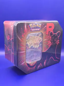 Pokemon TCG Team Rocket Tin Persian ex Sealed Brand New Promo + 5 Booster Packs - Image 3