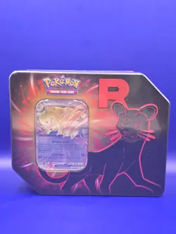 Pokemon TCG Team Rocket Tin Persian ex Sealed Brand New Promo + 5 Booster Packs - Image 5