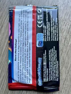 5 Packs Pokemon Mega Evolution Ascended Heroes Booster Pack - TCG -10 Cards Each - Image 4