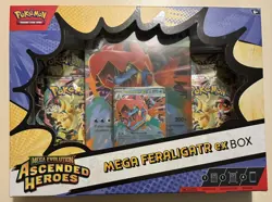 Pokemon Ascended heroes Mega Feraligatr Ex Box - Image 1