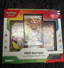 Pokemon TCG First Partner Illustration Collection Series 1 Box Promo - Image 1