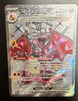 Pokemon Charizard ex SVP 074 Scarlet & Violet Black Star Promo Holo Full Art NM - Image 5
