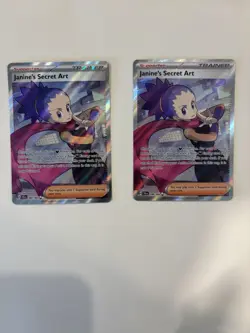 Two Pokemon Shrouded Fable Janine's Secret Art Full Art Ultra Rare Holo 088/064 - Image 1
