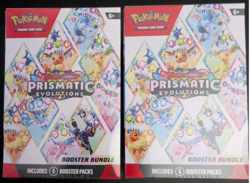 Pokemon TCG Scarlet & Violet Prismatic Evolutions Booster Bundle Sealed, X2 - Image 1