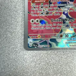 Pokemon TCG Flamigo Scarlet & Violet Paldea Evolved 227/193 Illustration Rare - Image 5