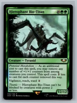 Magic MTG Universes Beyond: Warhammer 40,000 Genestealer Patriarch #092/168 40k - Image 1