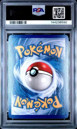 2002 POKEMON EXPEDITION #96 CATERPIE-REV.FOIL PSA 8 - Image 2