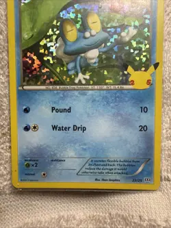 Froakie 22/25 Holo foil 2021 Pokemon TCG 25th Anniversary McDonalds Promo NM/M - Image 2