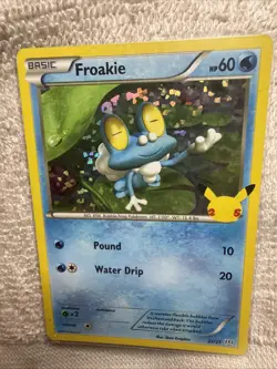Froakie 22/25 Holo foil 2021 Pokemon TCG 25th Anniversary McDonalds Promo NM/M - Image 3