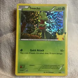 Treecko 3/25 Promo Holo McDonald's 25th Anniversary Promos Pokemon TCG - Image 1