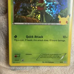 Treecko 3/25 Promo Holo McDonald's 25th Anniversary Promos Pokemon TCG - Image 2