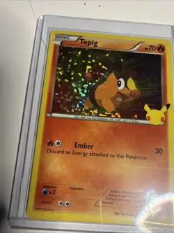 2021 Pokemon 25th Anniversary Mcdonalds Promo Holo Tepig 13/25 - Image 2