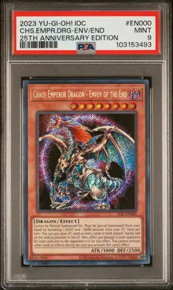 2023 #EN000 CHAOS EMPEROR DRAGON - ENVOY OF THE END PSA 9 - Image 1