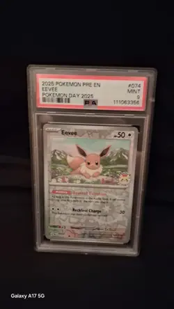 Pokemon TCG Eevee & Paras Mint Card Lot - Pokemon Day 2025, 2 Cards - Image 2