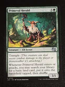 MTG Foundations Jumpstart Primeval Herald 0702 NM - Image 1